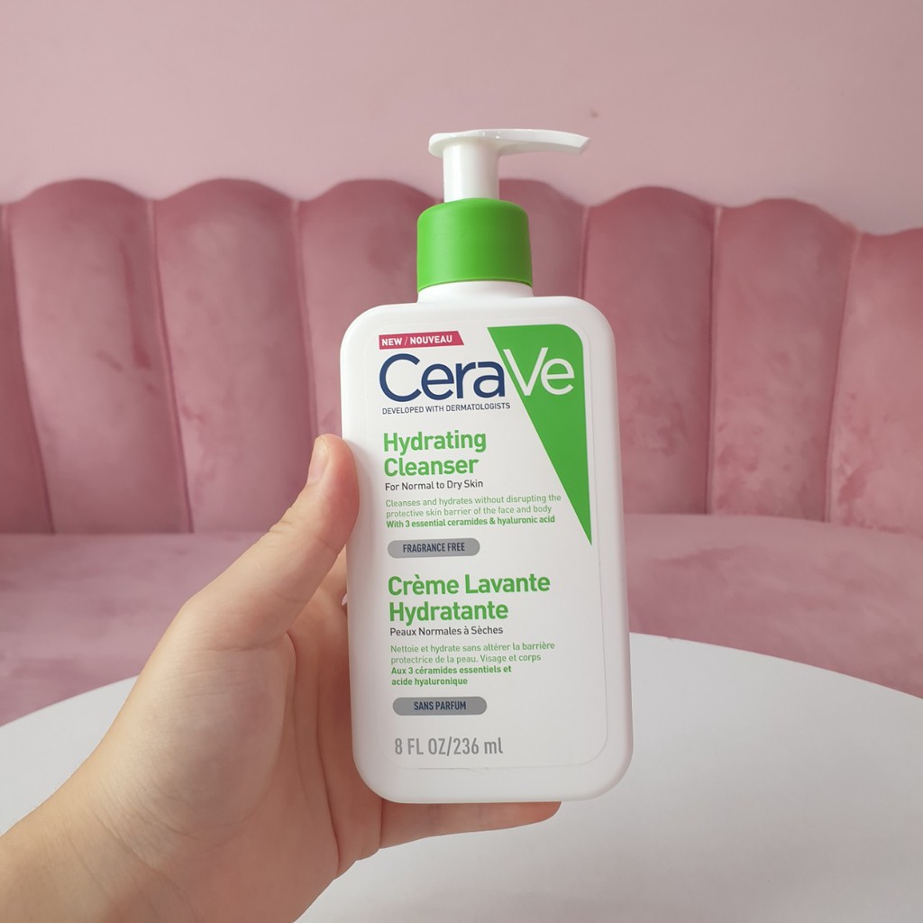 Sữa rửa mặt Cerave xanh lá 236ml