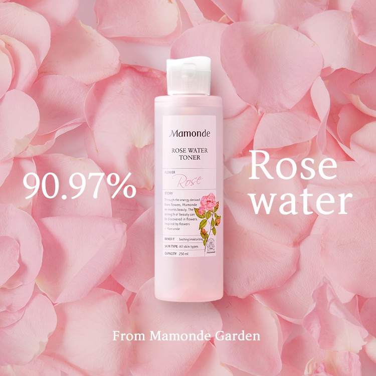 Toner Mamonde Rau Diếp Cá, Hoa Hồng 250ML - Nước hoa hồng Mamonde Rau Diếp Cá, Hoa Hồng 250ML