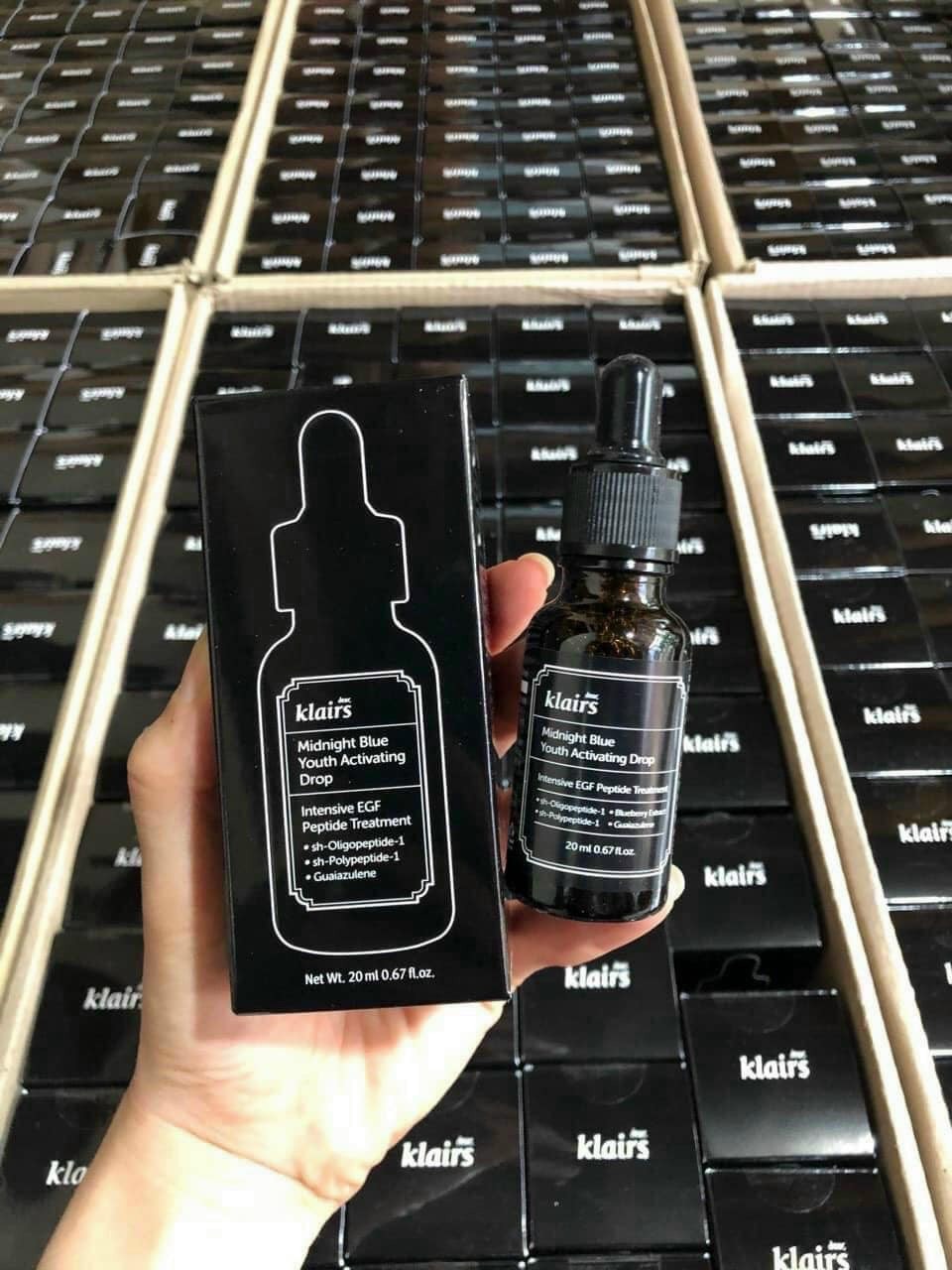Tinh chất dưỡng làm dịu, phục hồi da Klairs Midnight Blue Youth Activating Drop 20ml