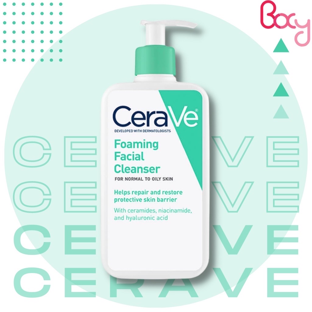 Sữa Rửa Mặt CeraVe Hydrating, Foaming - Cho Da Dầu, Khô, Nhạy Cảm 236ml/473ml
