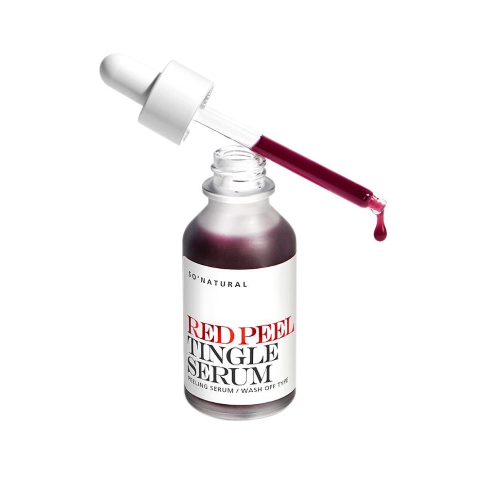 Tinh Chất Tẩy Da Chết Hóa Học So' Natural Red Peel Tingle Serum 35ml
