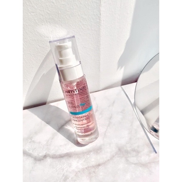 Serum Cấp Nước Line Repair Theraskin + HA Concentrate CHRISTINA Hỗ Trợ Cải Thiện Nếp Nhăn, Trẻ Hóa Làn Da Chai 50ml