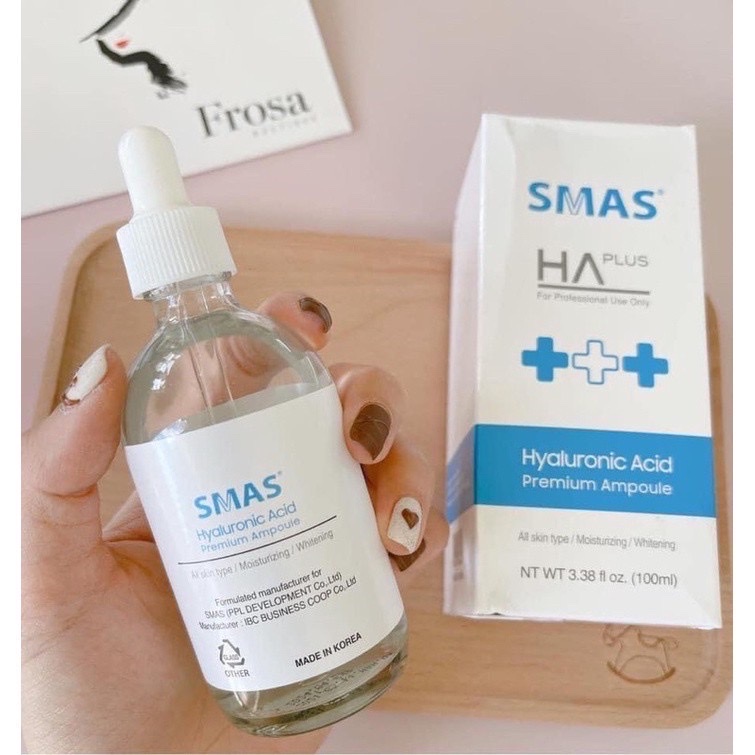 Serum Smas HA Plus Hỗ Trợ Dưỡng Ẩm Sáng Da 100ml
