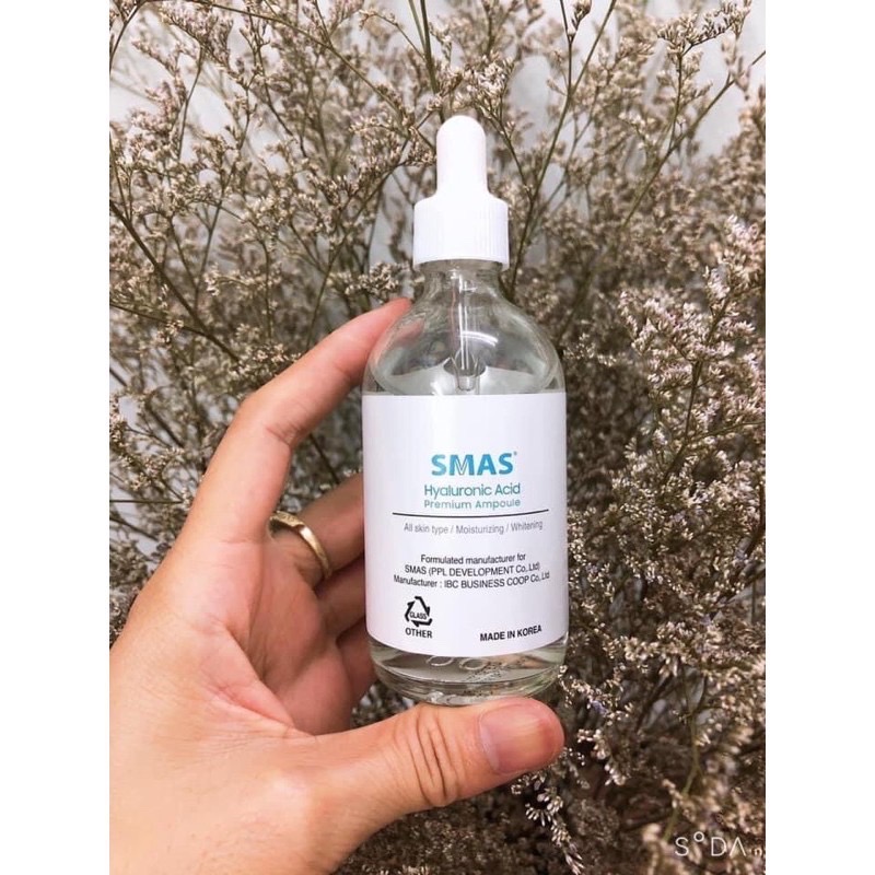 Serum Smas HA Plus Hỗ Trợ Dưỡng Ẩm Sáng Da 100ml