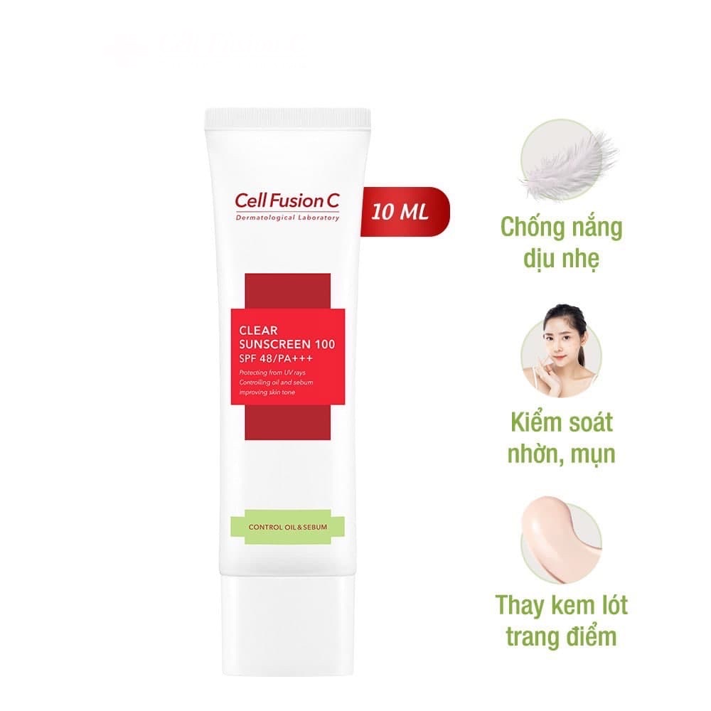 Kem chống nắng Cell Fusion C Laser / Clear / Toning Suncreen 50ml