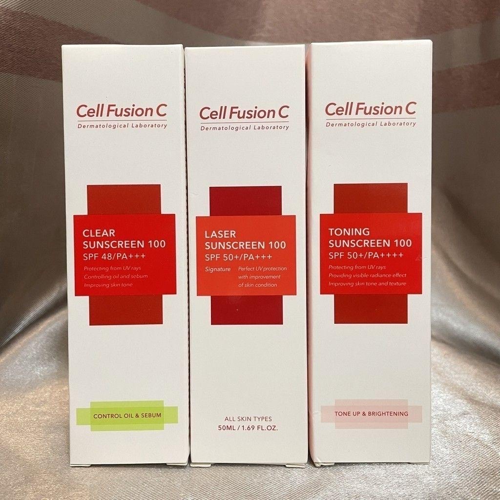 Kem chống nắng Cell Fusion C Laser / Clear / Toning Suncreen 50ml