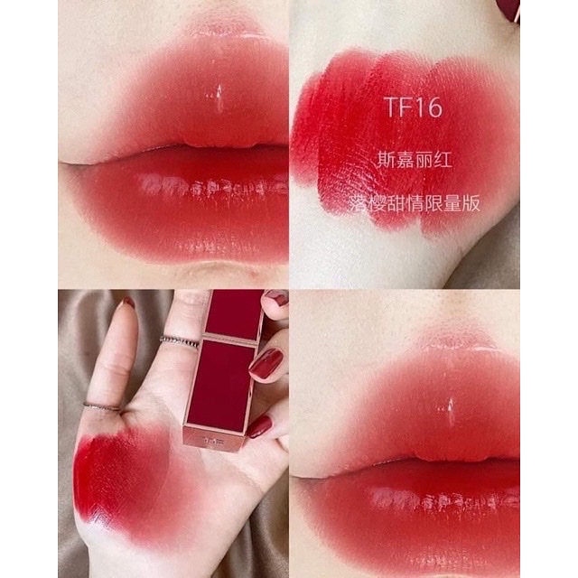 Son TF Scarlet Rouge vỏ đỏ limited màu 16