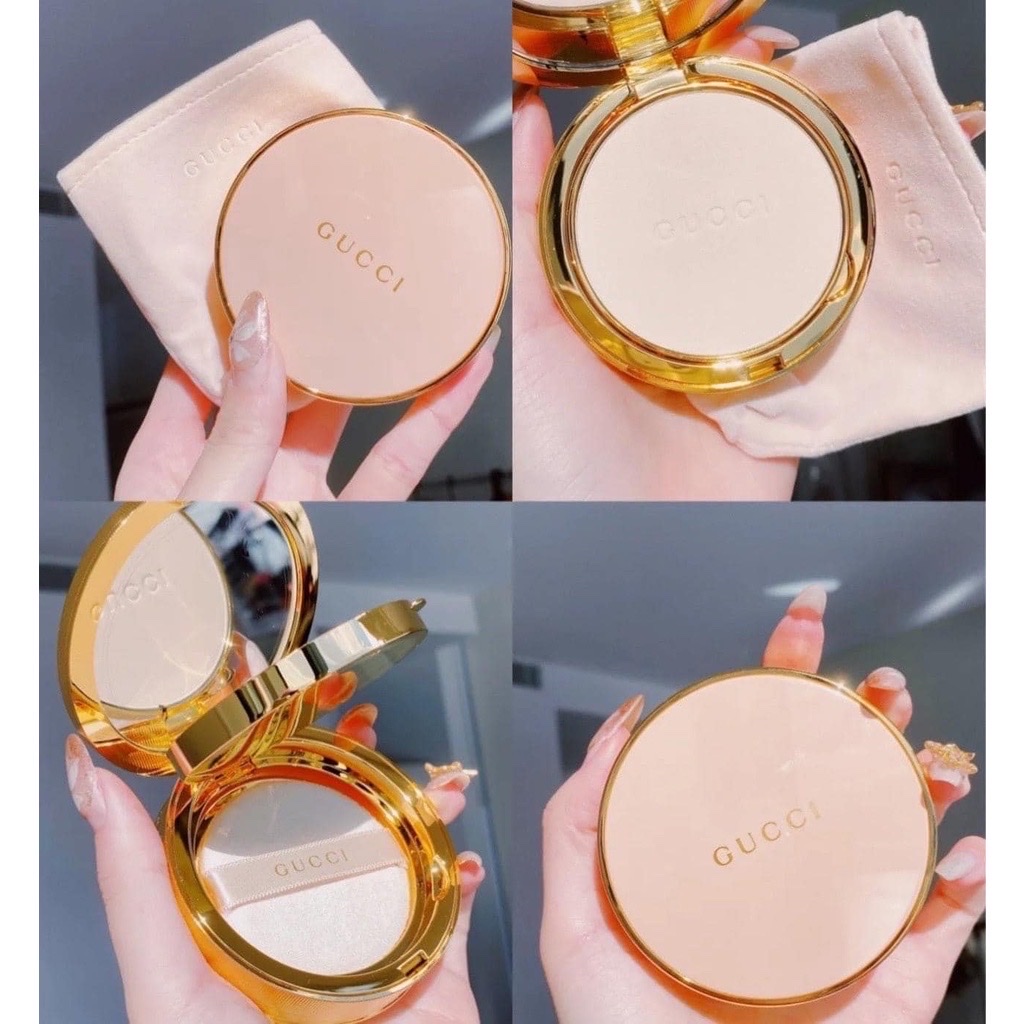 Phấn Phủ Dạng Nén Kiềm Dầu Siêu Tốt Gucci Poudre De Beaute Mat Naturel