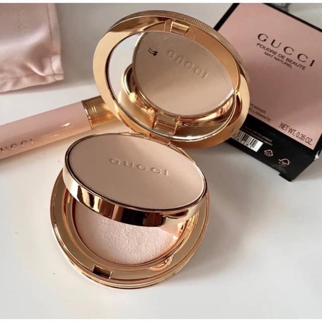 Phấn Phủ Dạng Nén Kiềm Dầu Siêu Tốt Gucci Poudre De Beaute Mat Naturel