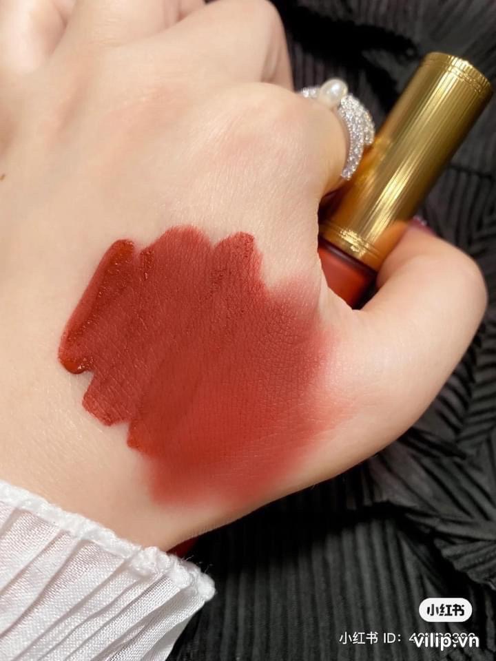 Son kem Gucci 505 Rouge Liquid Matte ( New 2022)màu Cam cháy