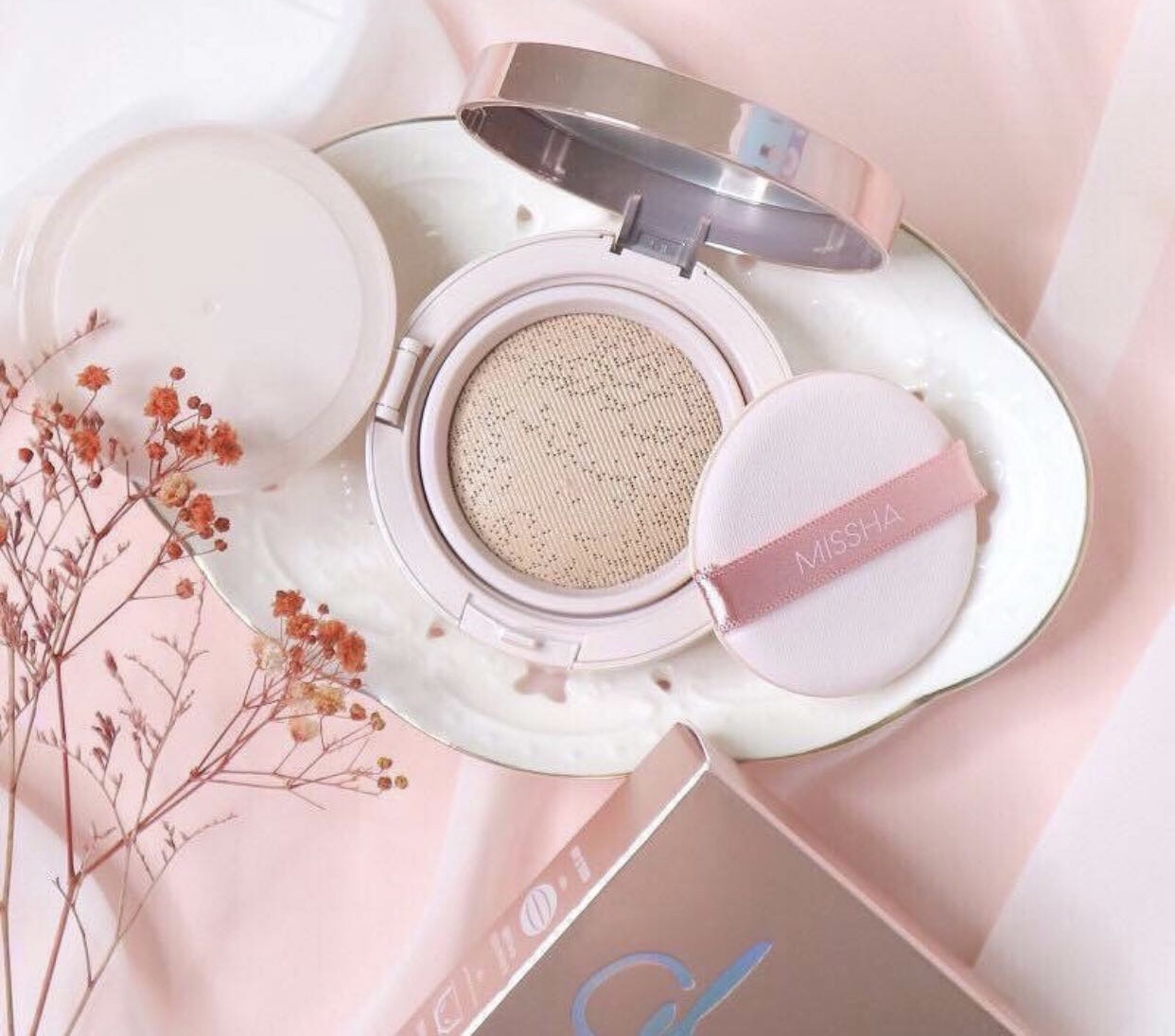Phấn Nước Che Phủ Hoàn Hảo, Kiềm Dầu Tốt Missha Magic Cushion Cover Lasting SPF50+/PA+++ 15g ( hồng nhạt )