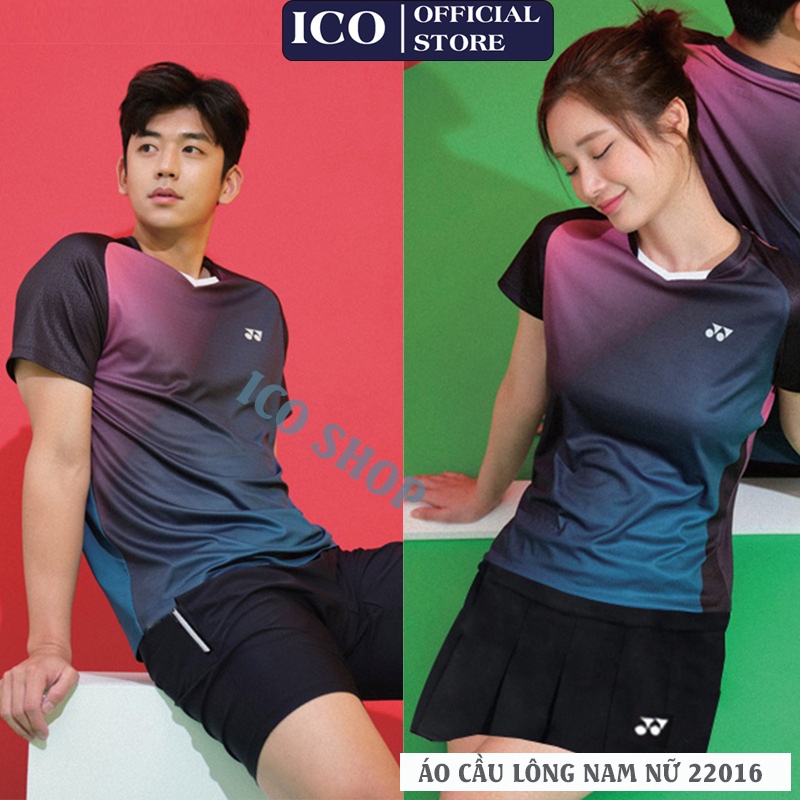 Áo cầu lông nam nữ 22016, Áo thể thao nam nữ 22016
