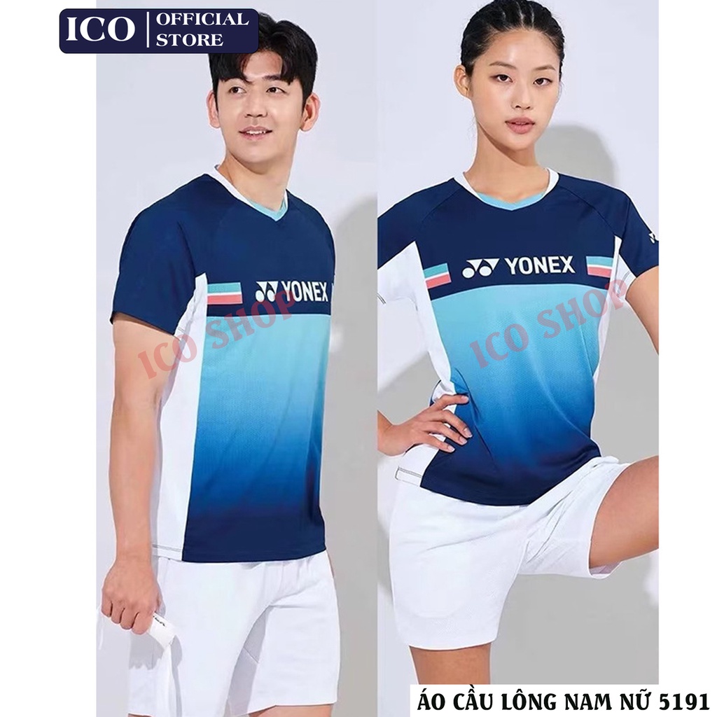 Áo cầu lông nam nữ 5191, Áo thể thao nam nữ 5191