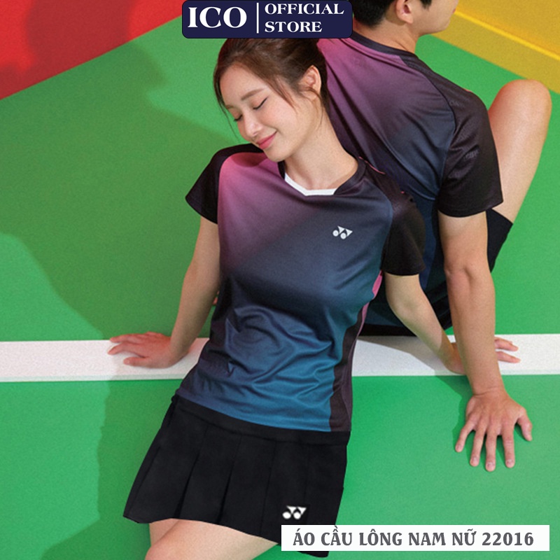 Áo cầu lông nam nữ 22016, Áo thể thao nam nữ 22016
