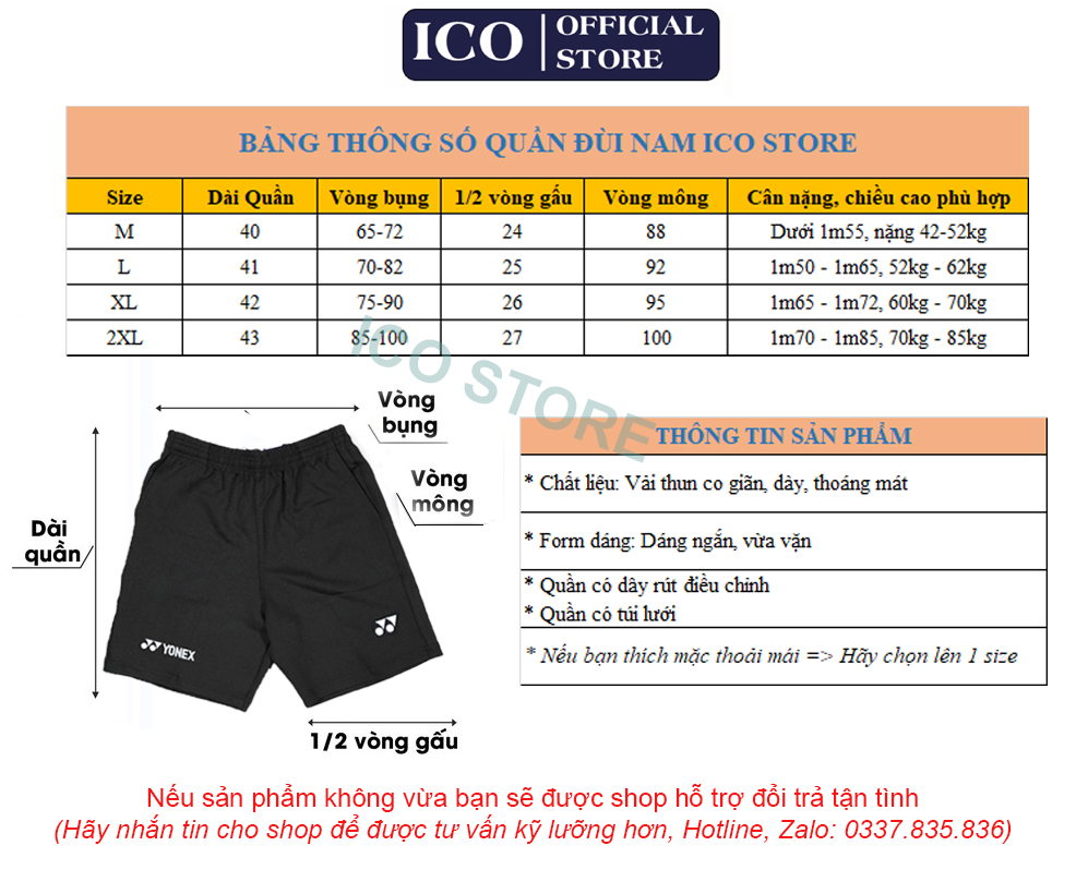 Quần Cầu Lông Lining Nam
