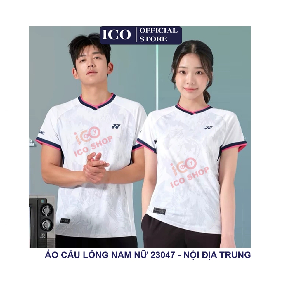 Áo cầu lông nam nữ 23047, Áo thể thao nam nữ