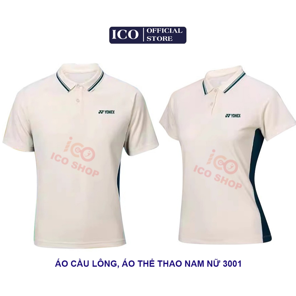 Áo cầu lông nam nữ 3001, Áo thể thao nam nữ