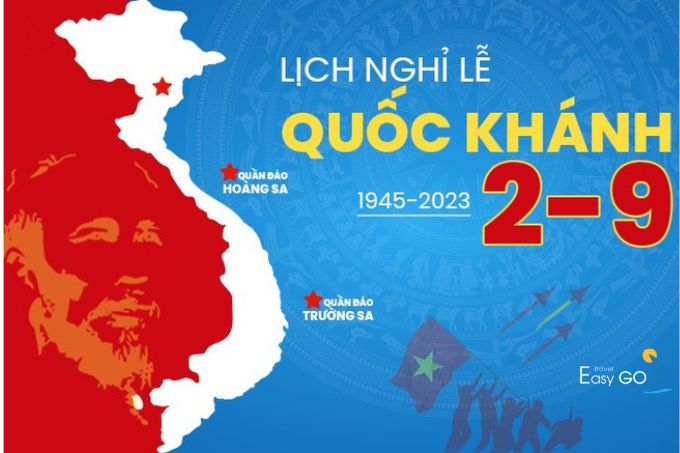 Lịch nghỉ lễ Quốc Khánh 2/9/2023 chính thức, chuẩn xác