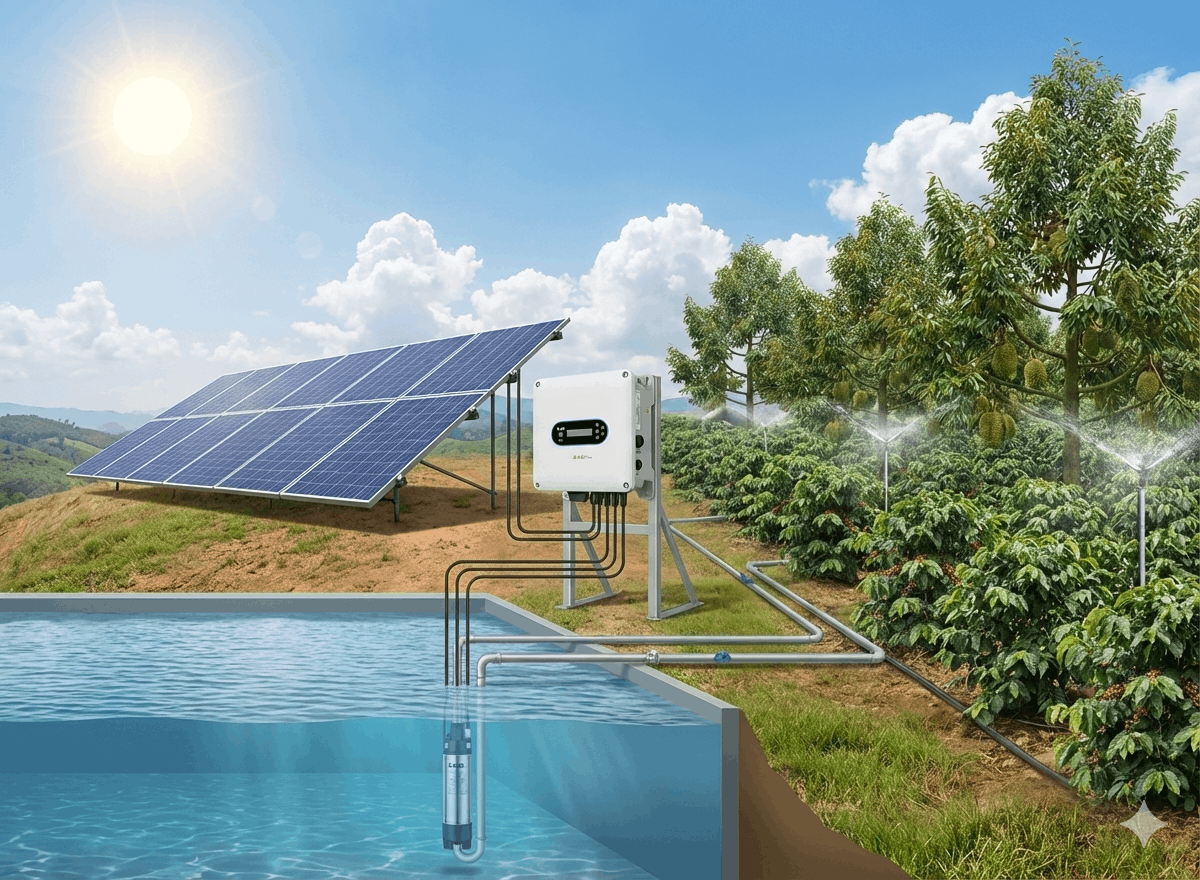 Biến tần Bơm Nước Năng Lượng Mặt Trời INVT - Model SP100 series