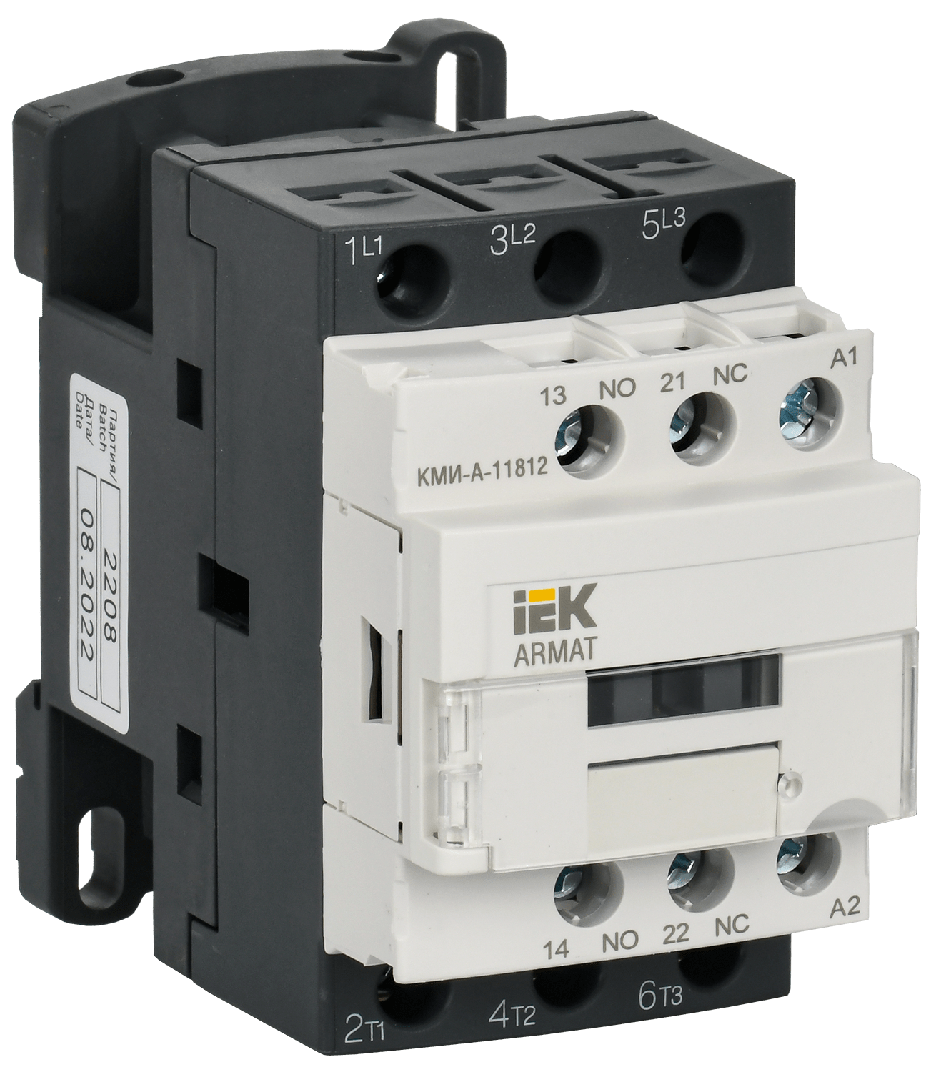 KMI-A-11812 - Công tắc tơ ARMAT - 18A 230V/AC3 1NO/1NC IEK