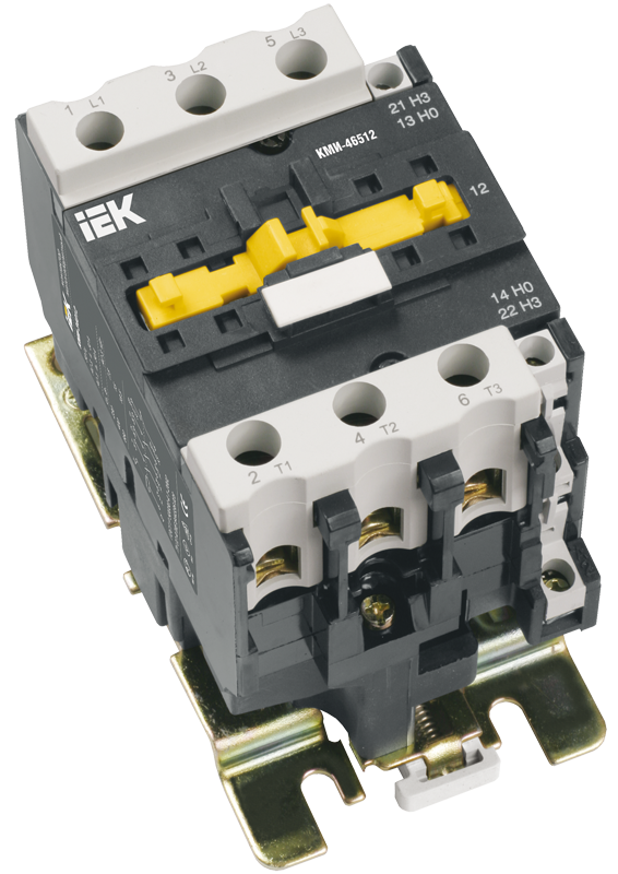 Contactor IEK Karat - KKM41-080-230-11 80A, coil 220V AC, 1NO + 1NC