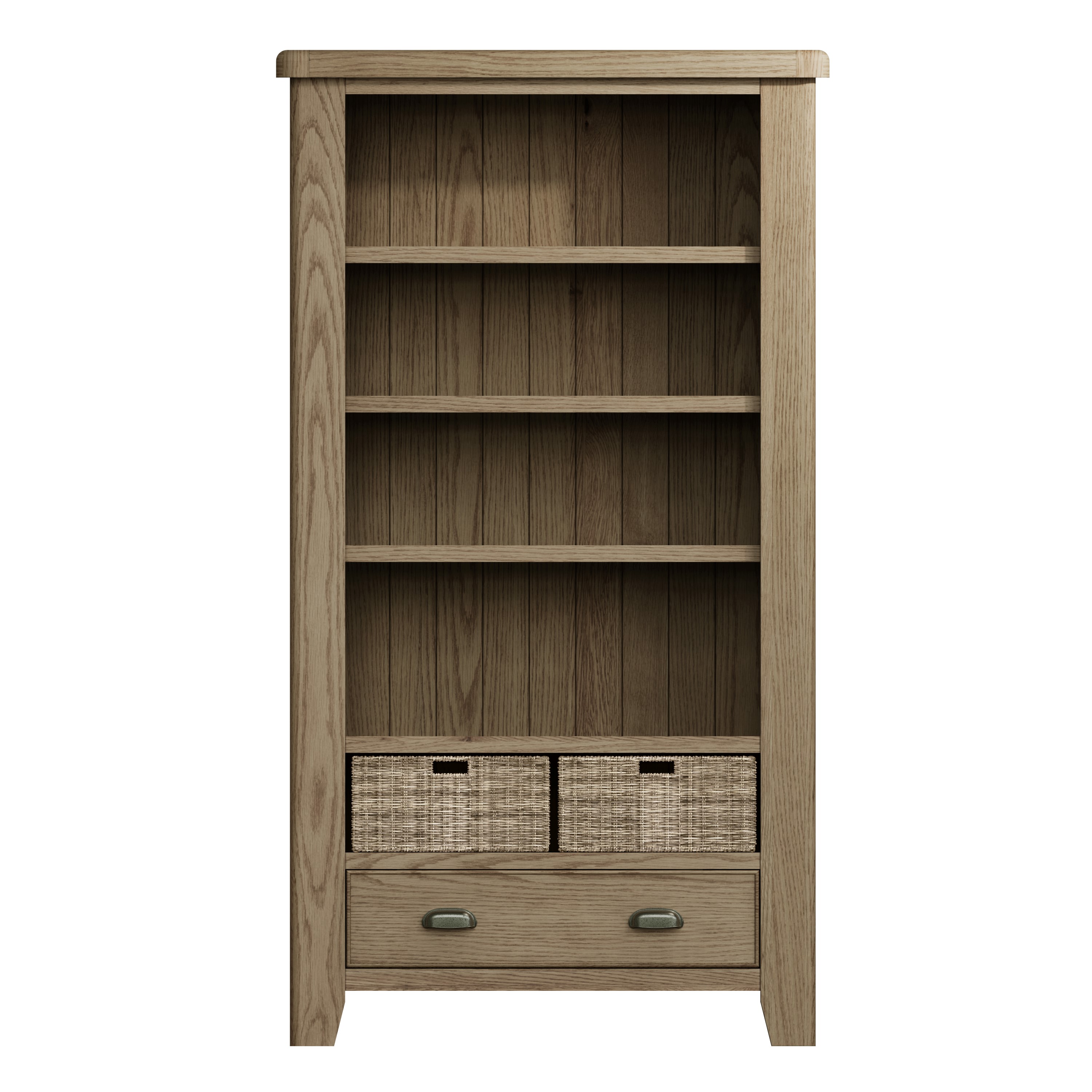 Tủ Sách Có Giỏ Cói HO-LBC (Large Bookcase)