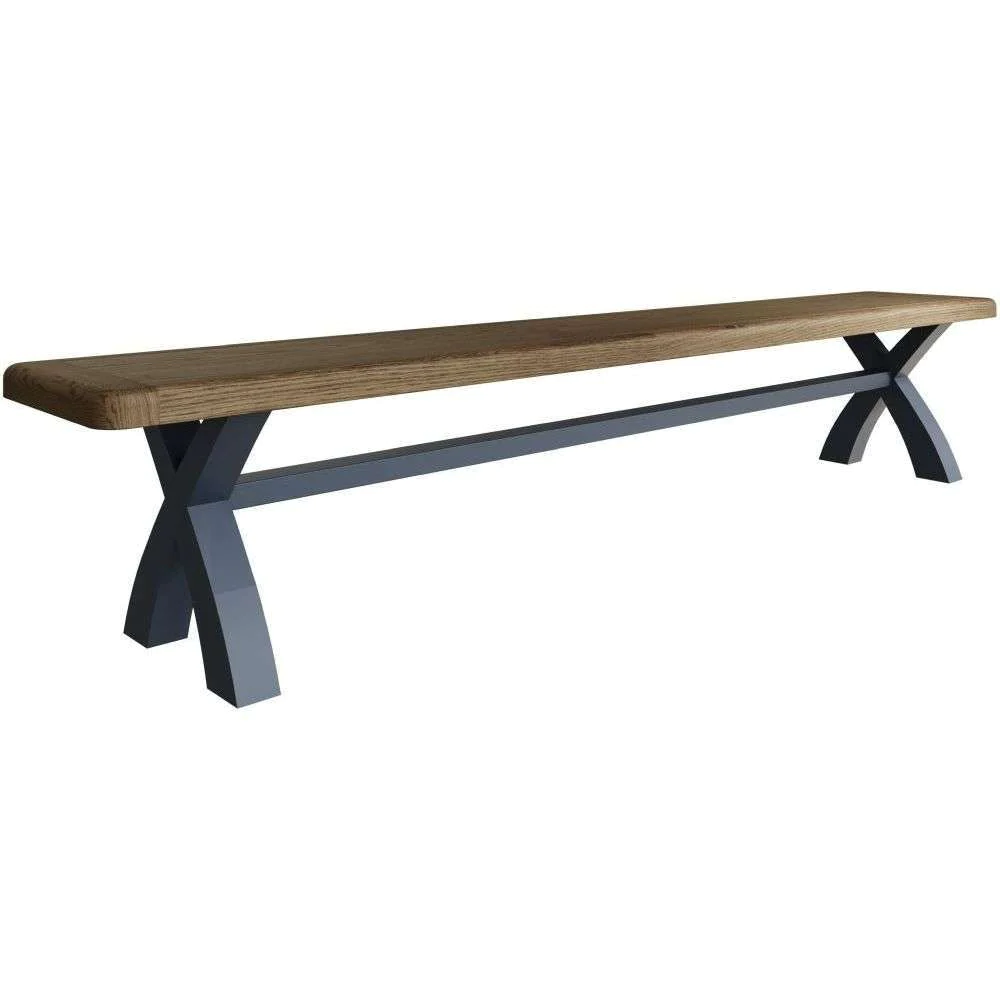 Ghế Băng Dài 2.5m Cho Bàn Ăn HOP-25BEN-B (2.5M Cross Legged Bench)