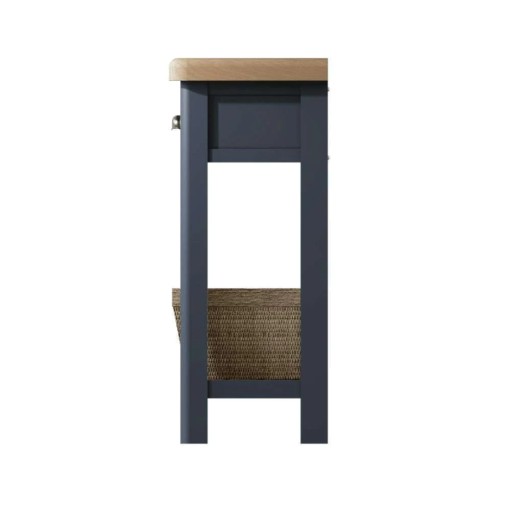 Bàn Console Table HOP-CON-B Có Giỏ Cói