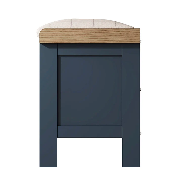 Ghế Đi Giày Có Giỏ Cói HOP-HB-B (Hall Bench)