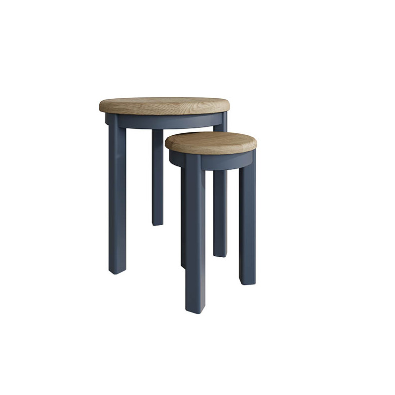 Bộ 2 Bàn Sofa Nhỏ HOP-RN2T-B (Round Nest of Tables)