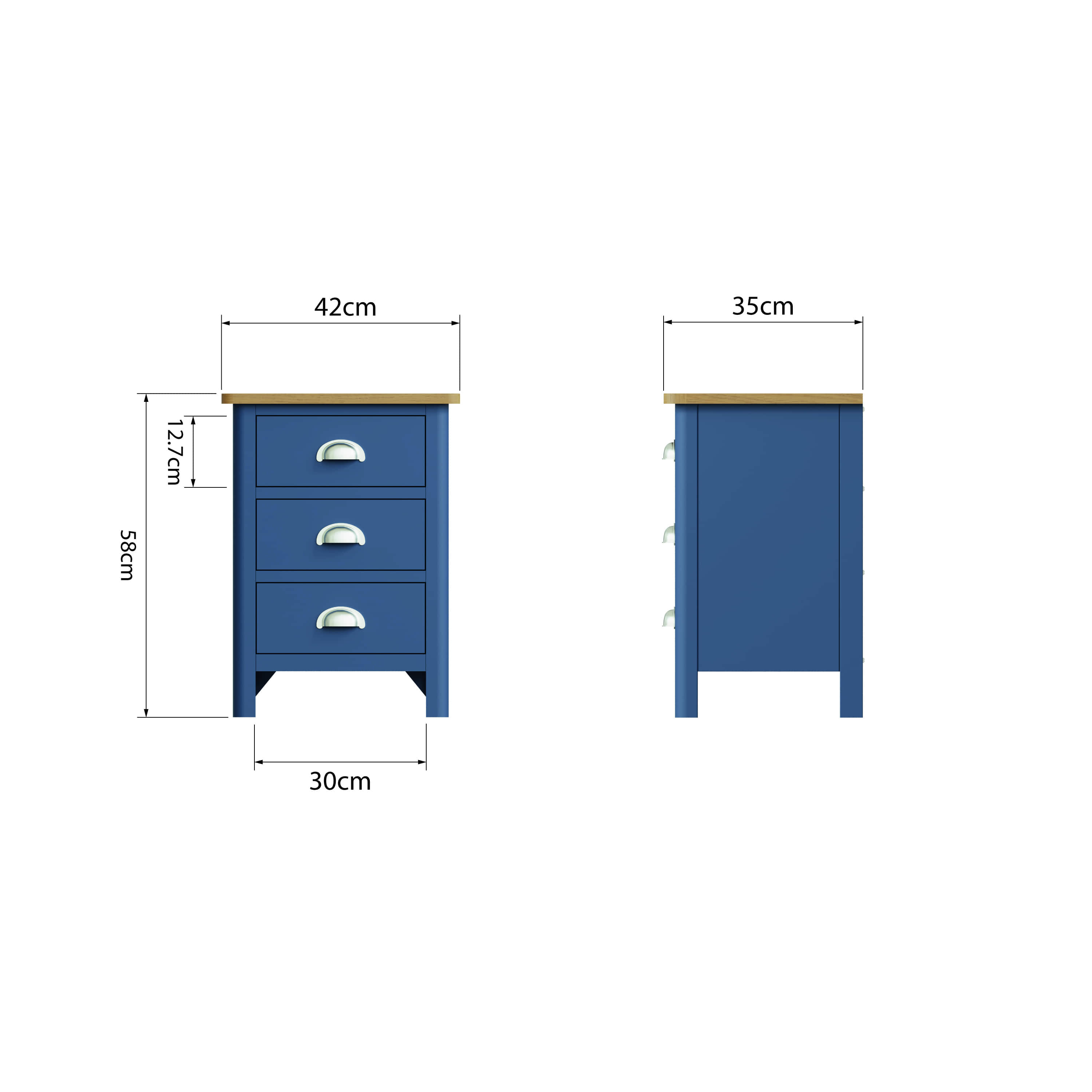 Tủ Đầu Giường RA-LBSC (3 Drawer Bedside)