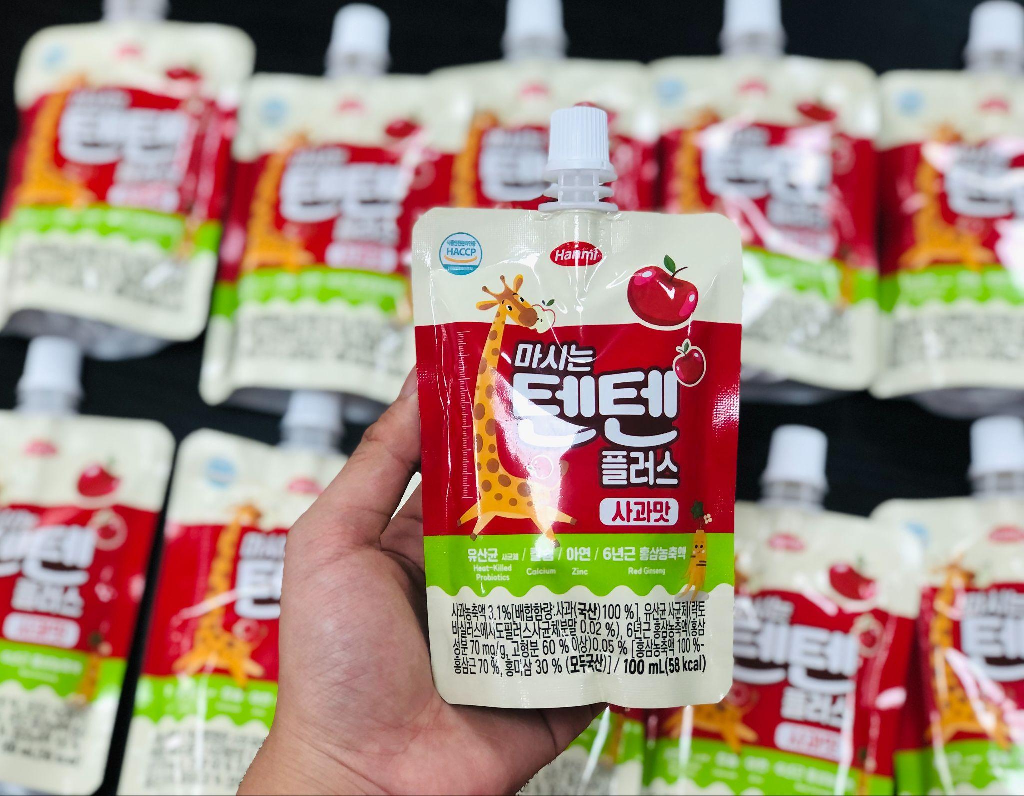 trẻ em dùng nước hồng sâm