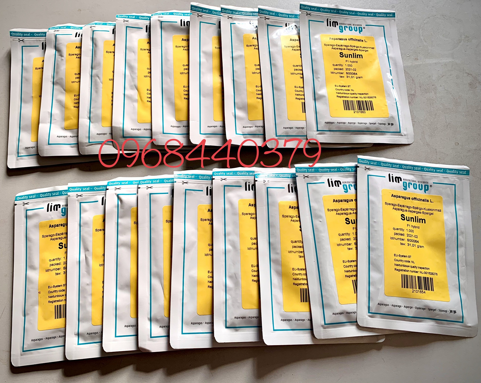 Hạt giống măng tây Sunlim - Limgroup - Hà Lan