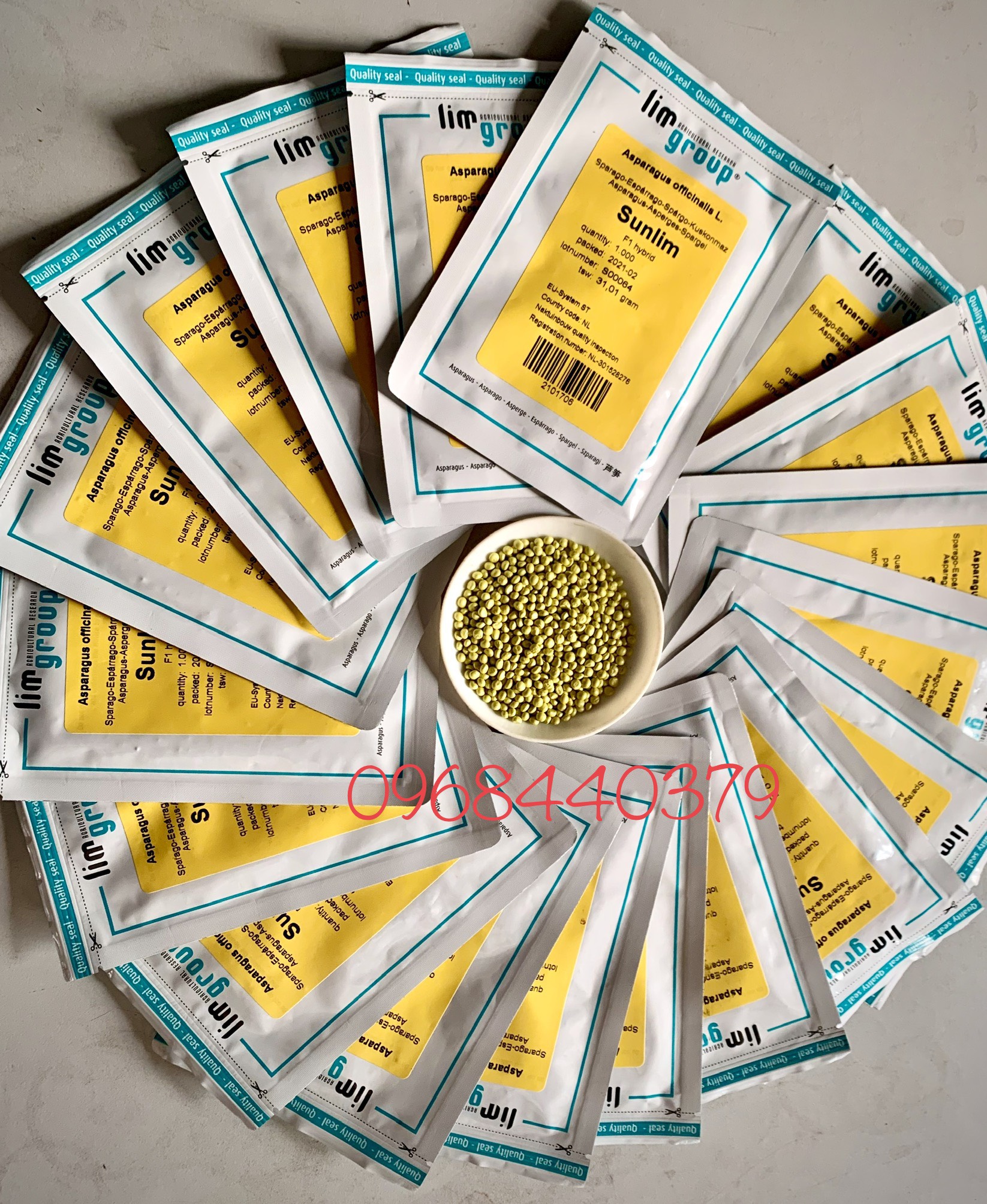 Hạt giống măng tây Sunlim - Limgroup - Hà Lan