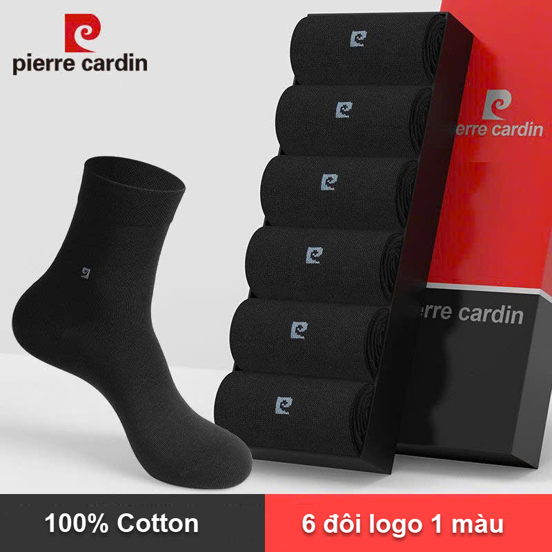 Tất dài Pierre Cardin (6 đôi, được chọn màu)