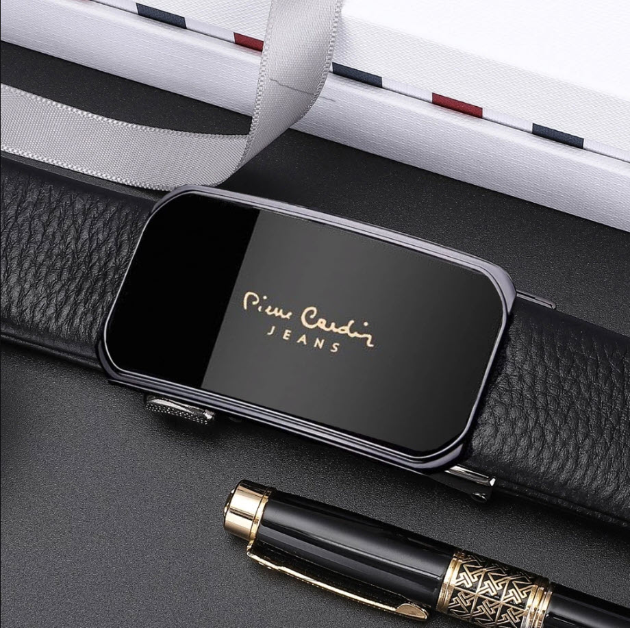 Thắt lưng nam Pierre Cardin PC011 (chữ vàng)