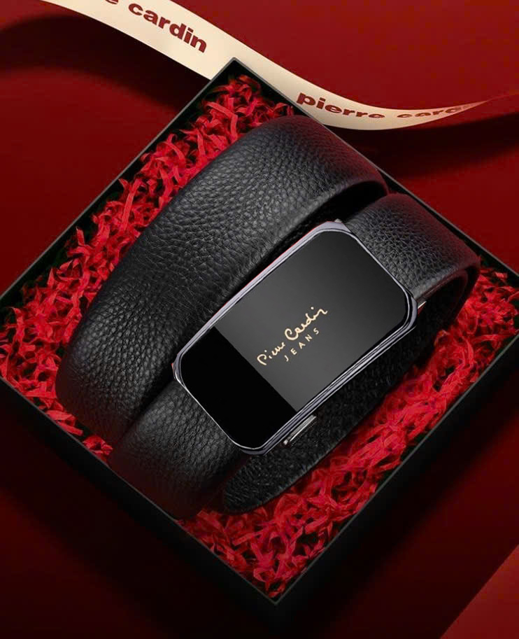 Thắt lưng nam Pierre Cardin PC011 (chữ vàng)