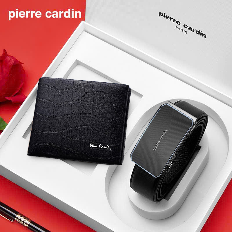 Bộ ví Pierre Cardin PC005 và thắt lưng nhiều mẫu (hộp giấy)
