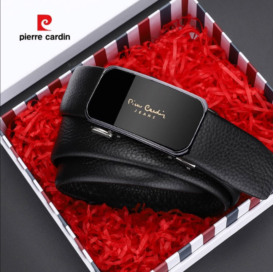 Thắt lưng nam Pierre Cardin PC011 (chữ vàng)