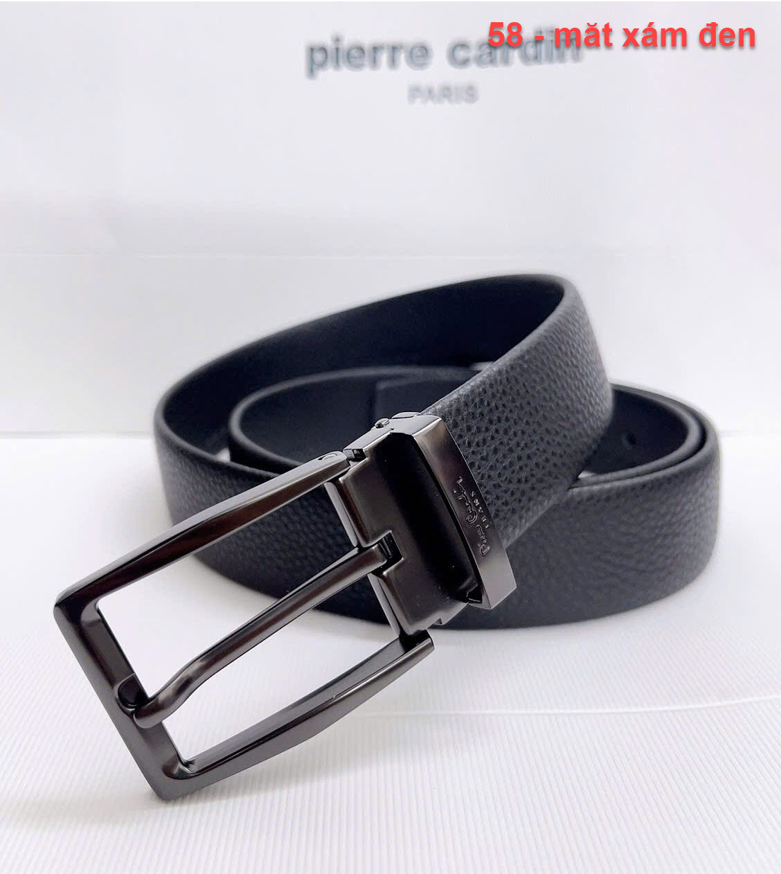Thắt lưng nam Pierre Cardin PC058 (tặng cây đục lỗ)