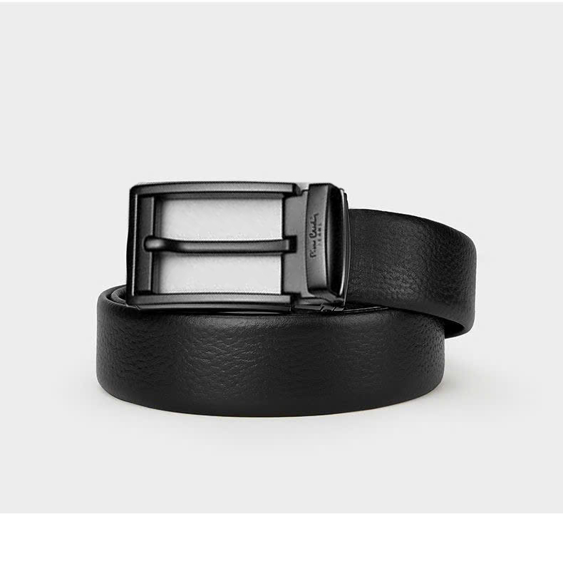 Thắt lưng nam Pierre Cardin PC054 (mặt xám, tặng cây đục lỗ)