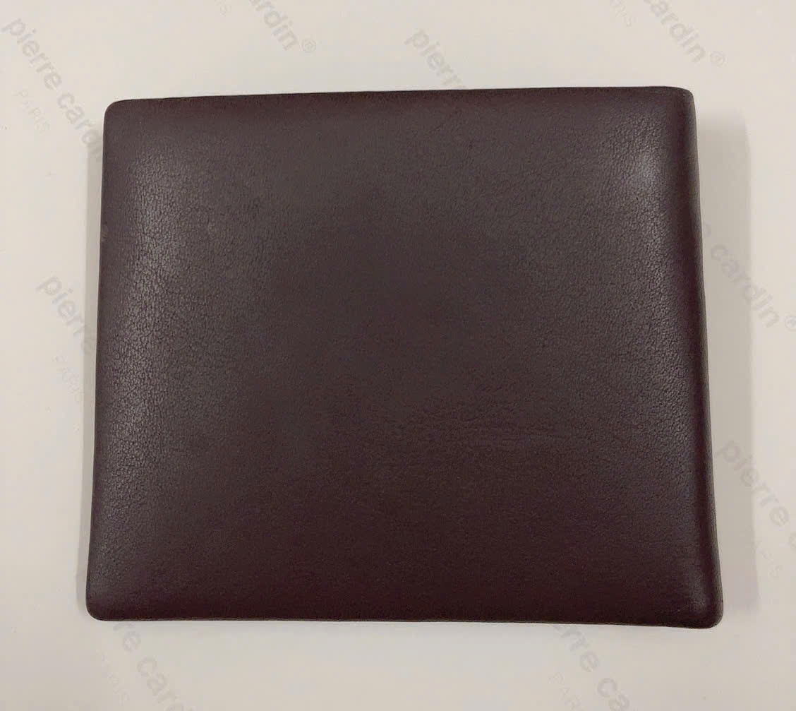 Ví da nam Pierre Cardin PC004 (nâu ngang, có ngăn kéo)