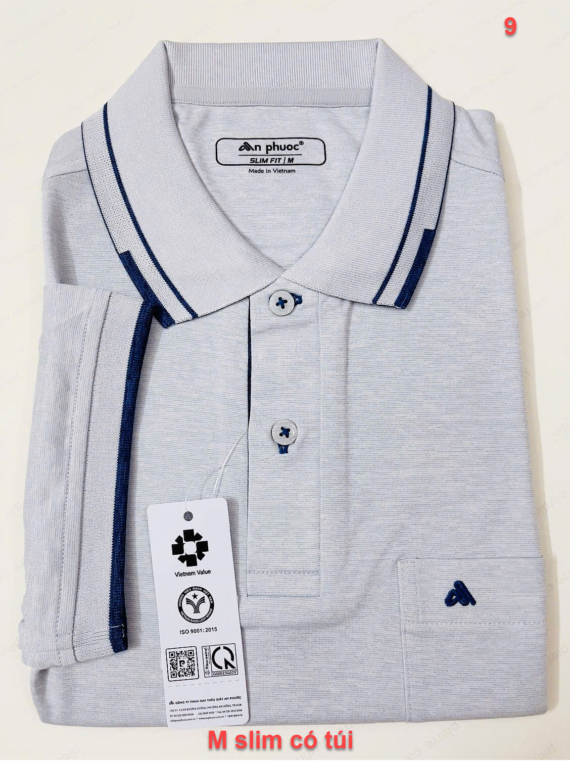 Áo thun nam An Phước/PIE (Size M)