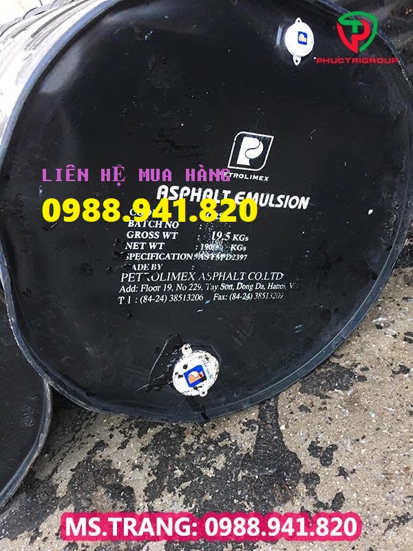 Báo giá nhũ tương CRS-1, CSS-1 năm 2022