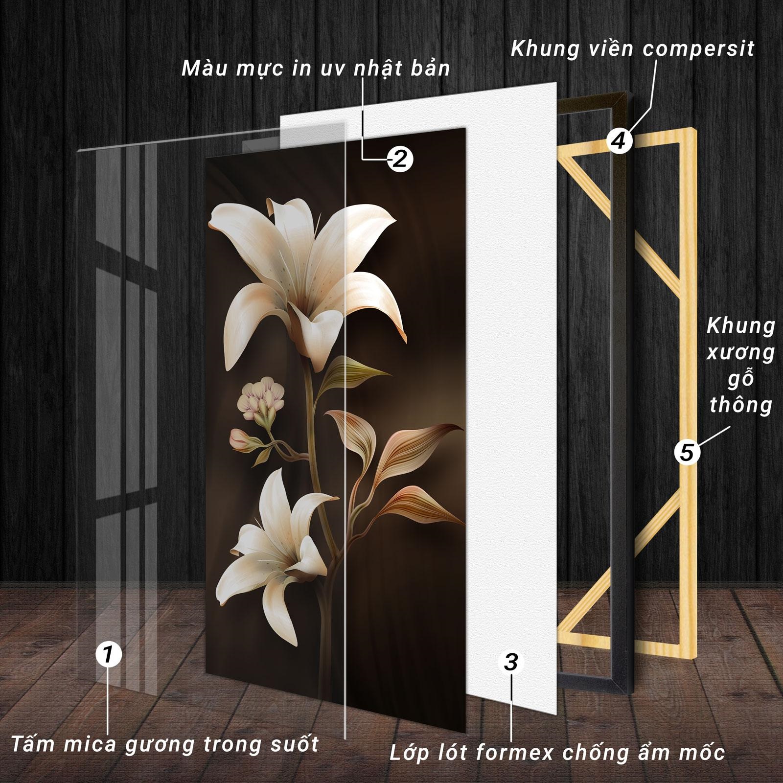 Tranh phong cảnh dưới làn sương mỏng PLT-S-1270