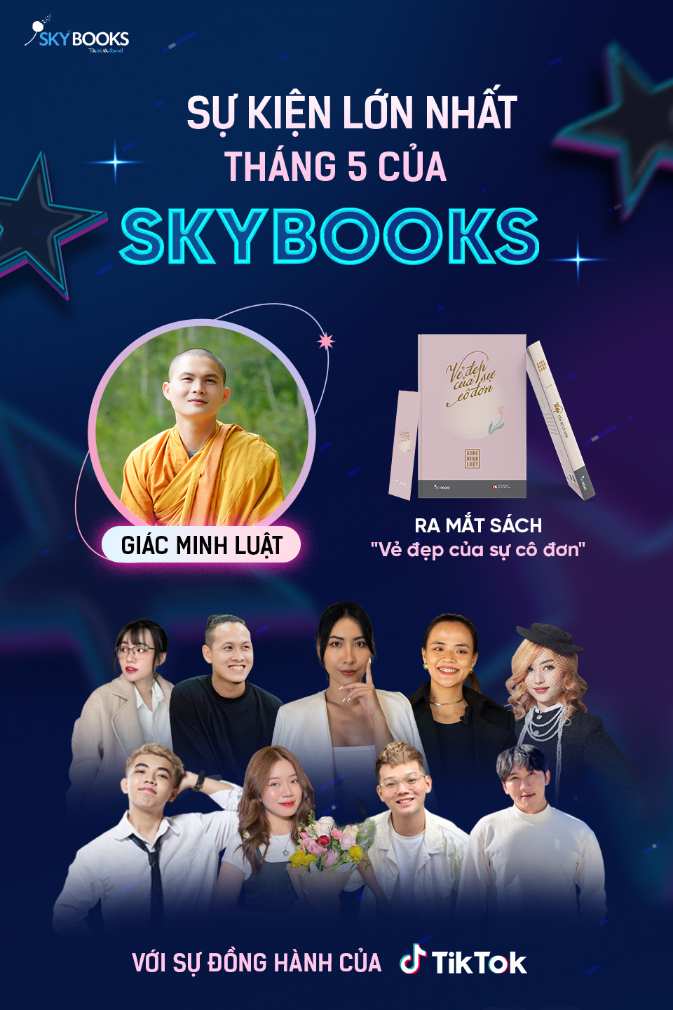 Sự kiện đặc biệt trong tháng 5 của Skybooks với sự đồng hành của TIKTOK Việt Nam