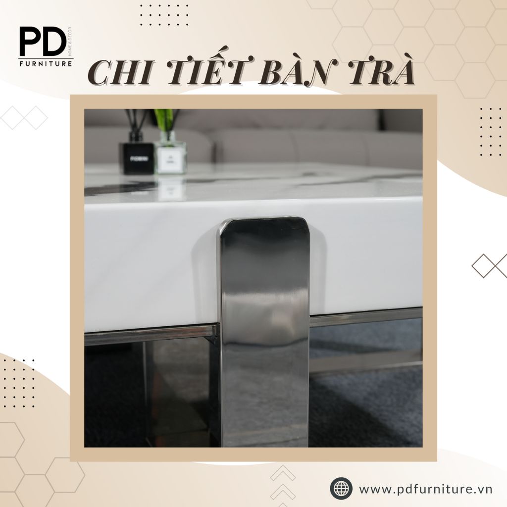 Bàn Trà Marble Aurora