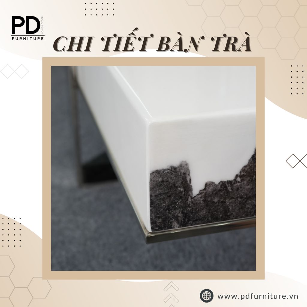 Bàn Trà Marble Aurora