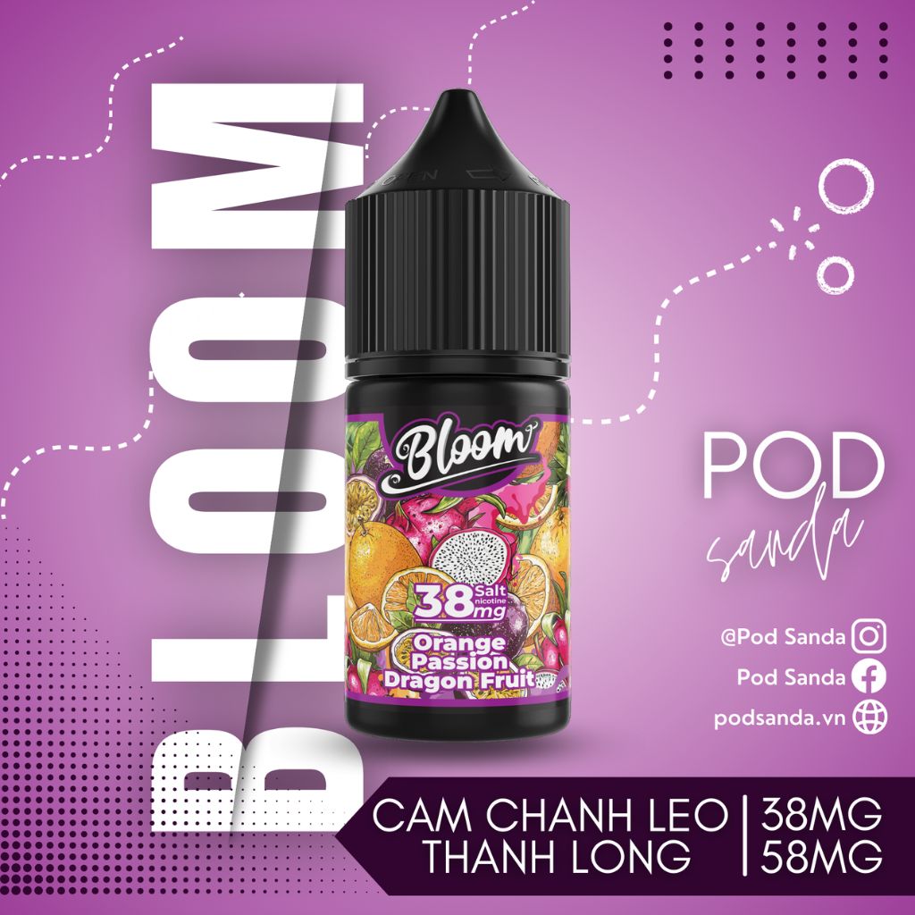Bloom Juice Cam Chanh Leo Thanh Long