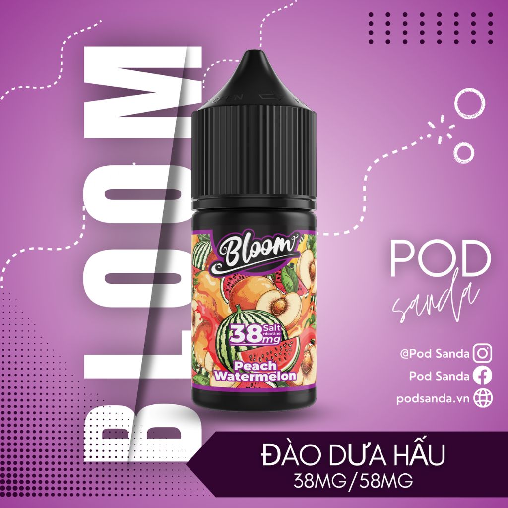 Bloom Juice Đào Dưa Hấu